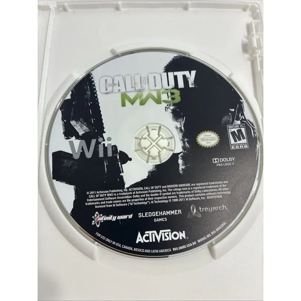Nintendo Wii Game- Call of Duty: Modern Warfare 3 Complete Tested – Works